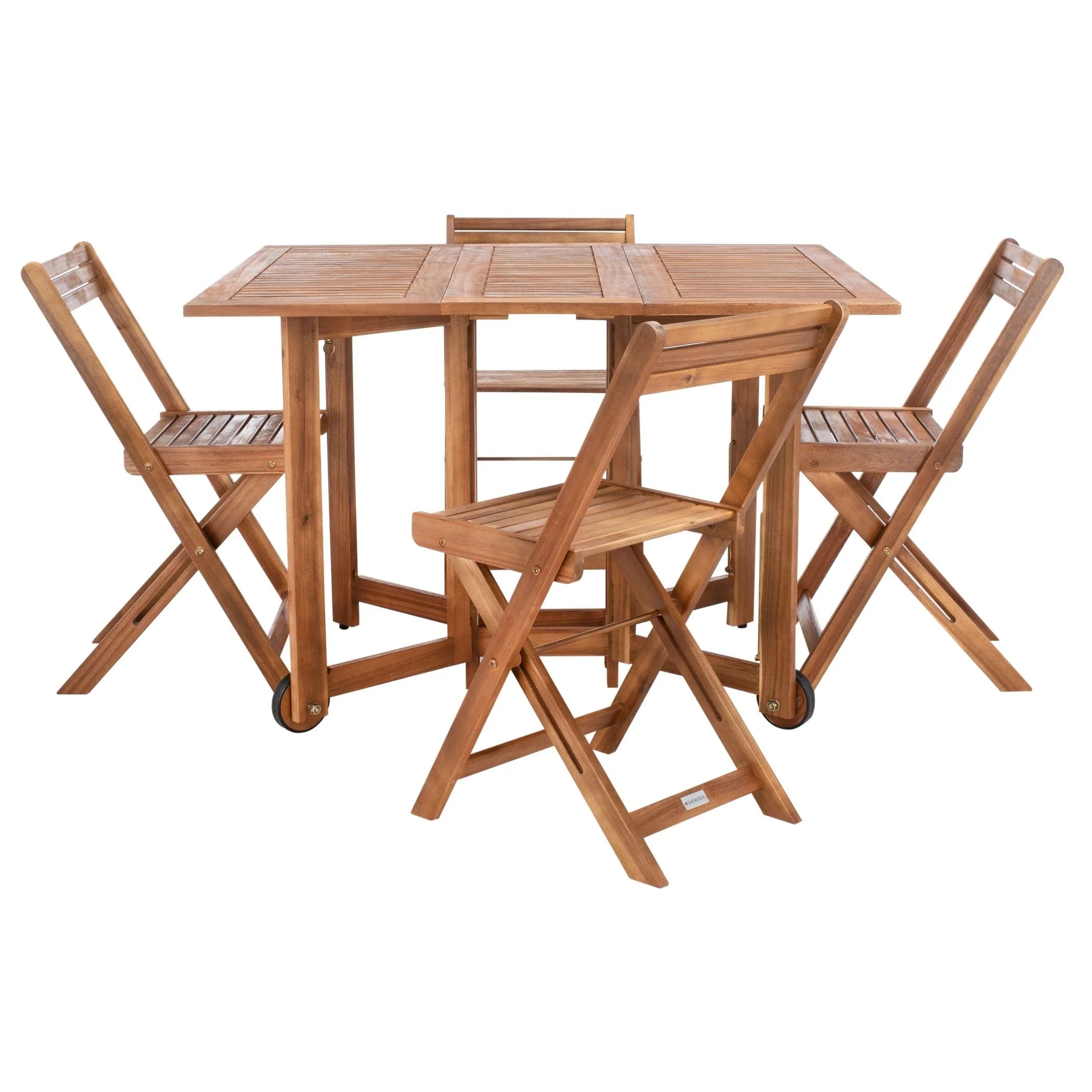 SAFAVIEH Brandy Set da pranzo da esterno 5 pezzi - 43Wx35Dx29H