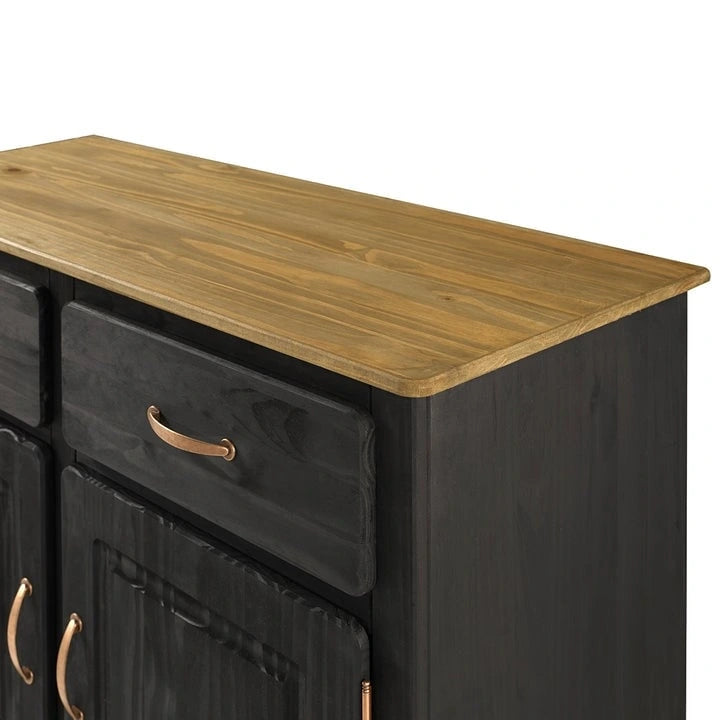 Credenza in legno verde