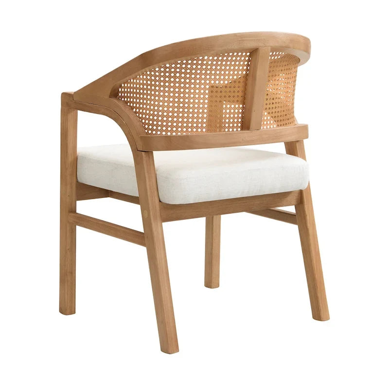 Christopher Knight Home - Sedia da pranzo imbottita in canna (Set di 2)