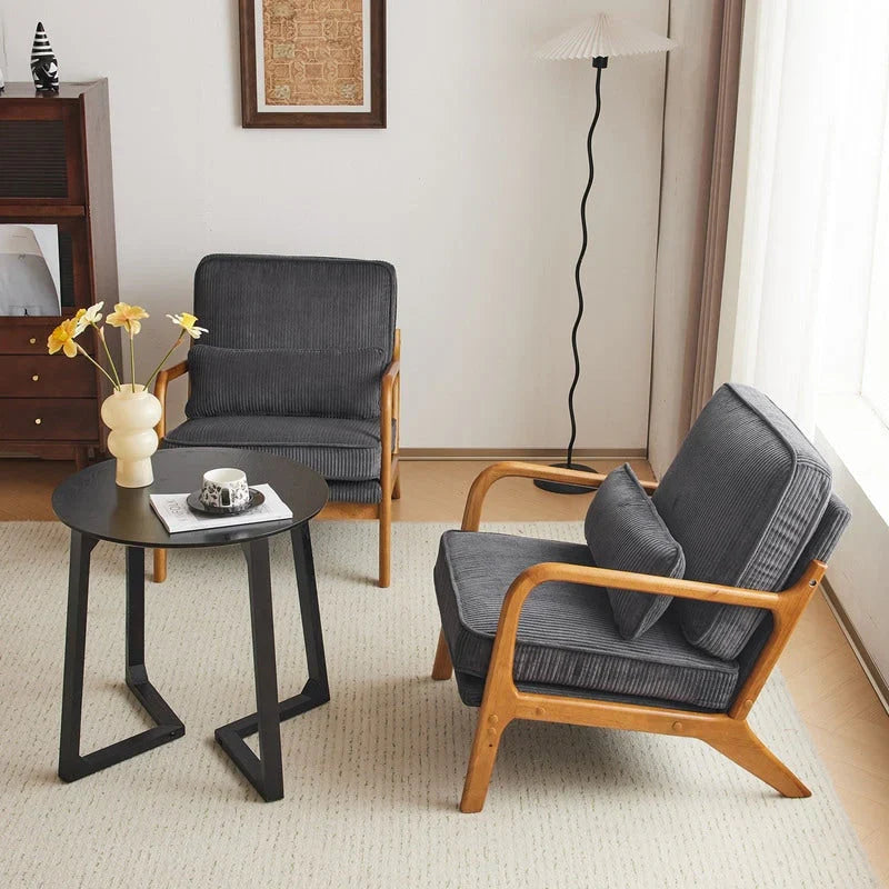 Poltrona imbottita Mid-Century Modern