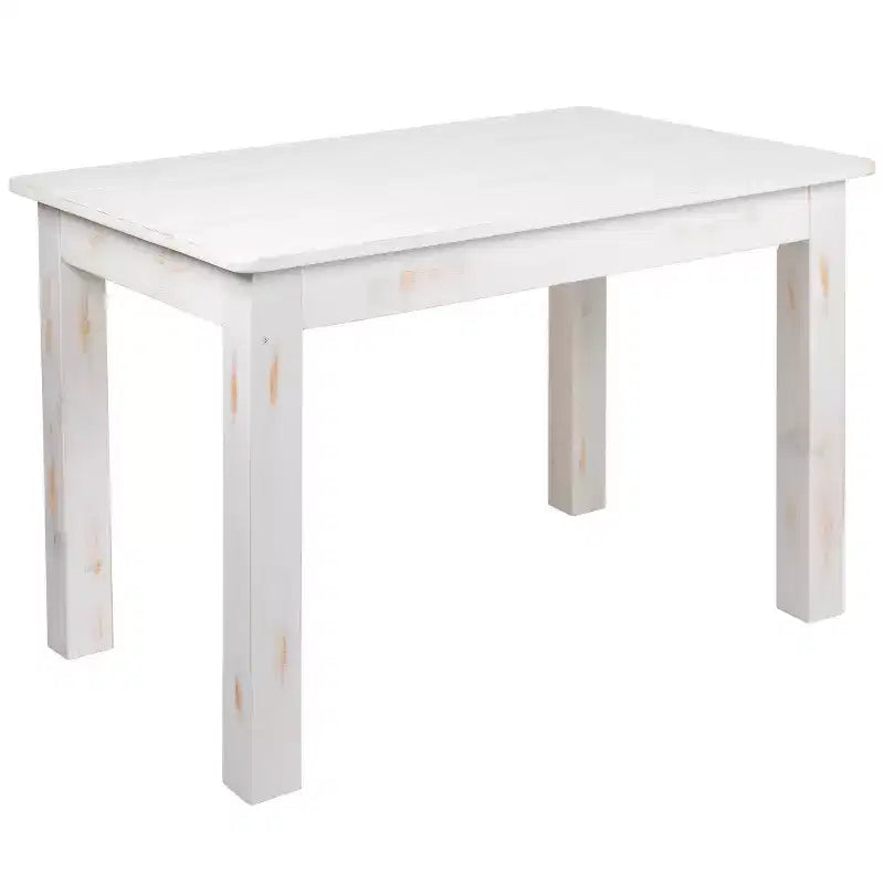 Table de salle à manger de ferme rectangulaire en pin massif 46 x 30 Flash Furniture