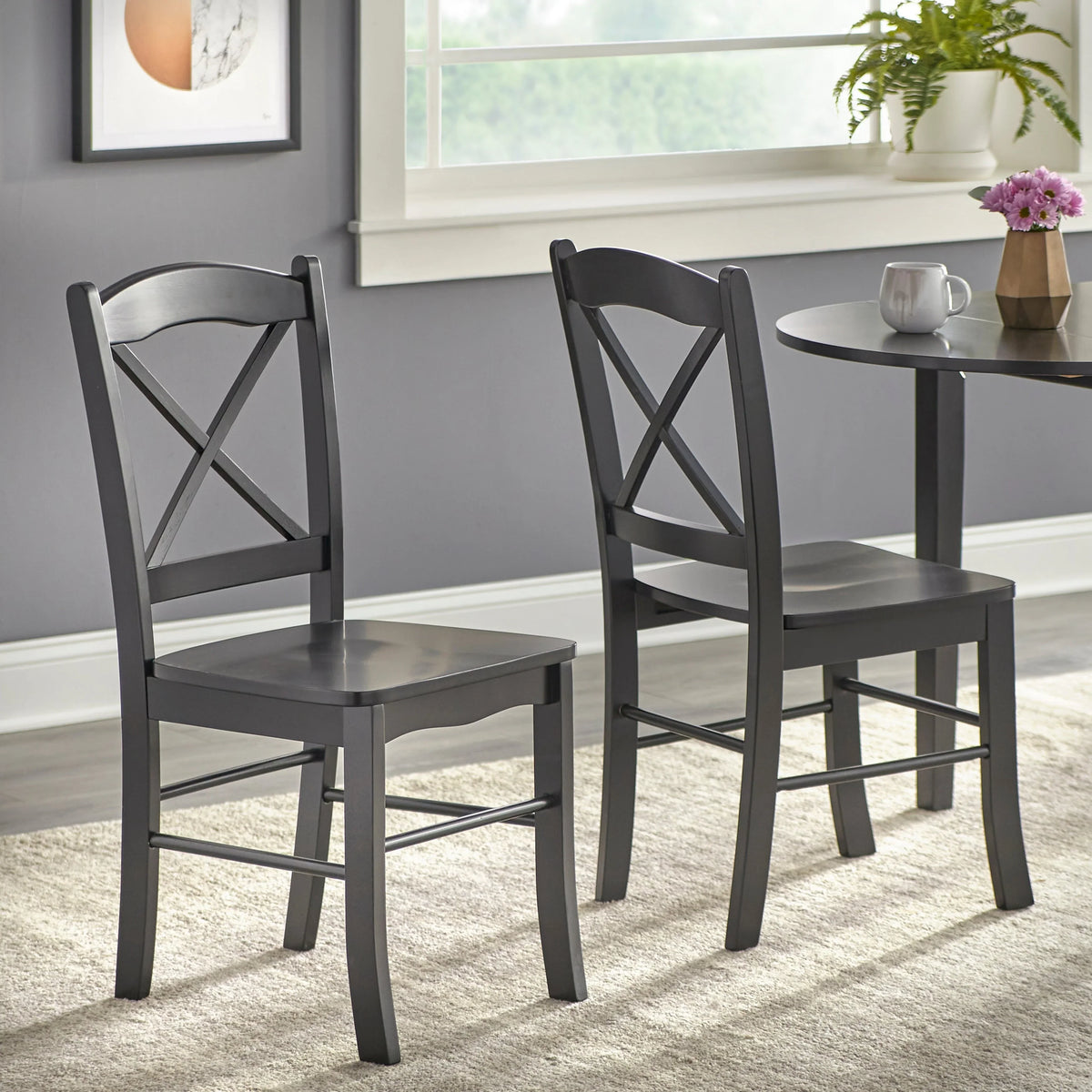 Sedie da pranzo per cottage di campagna Simple Living (set da 2)