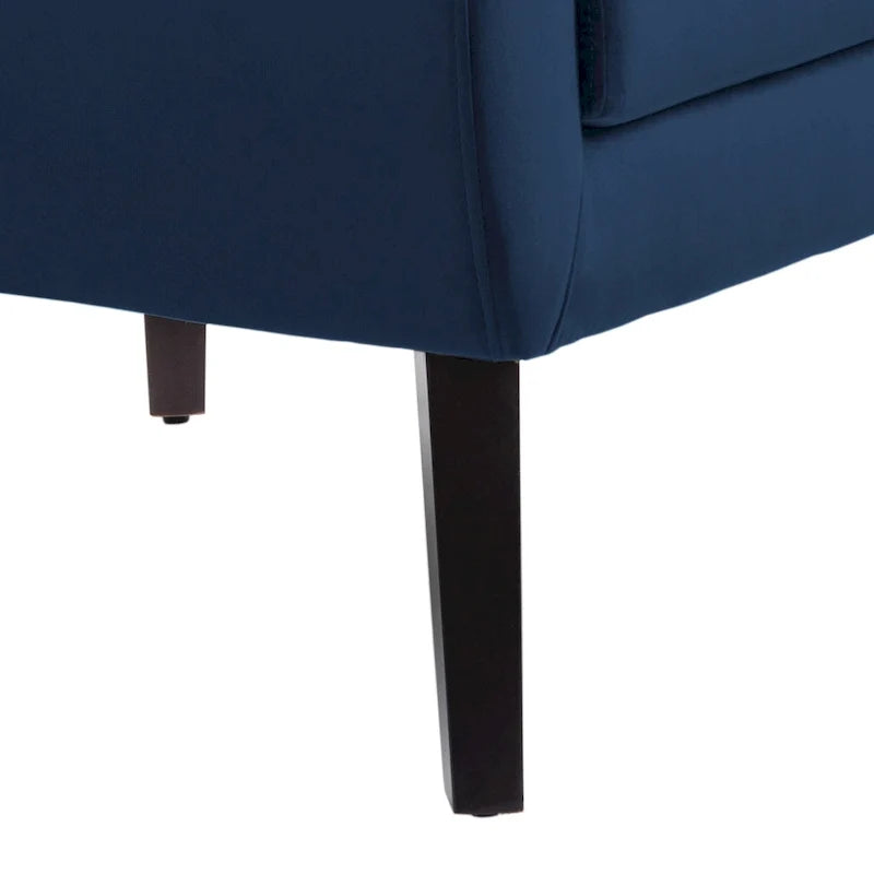 Set di 2 Poltrone Accent in Velluto per Soggiorno, Poltrona Imbottita