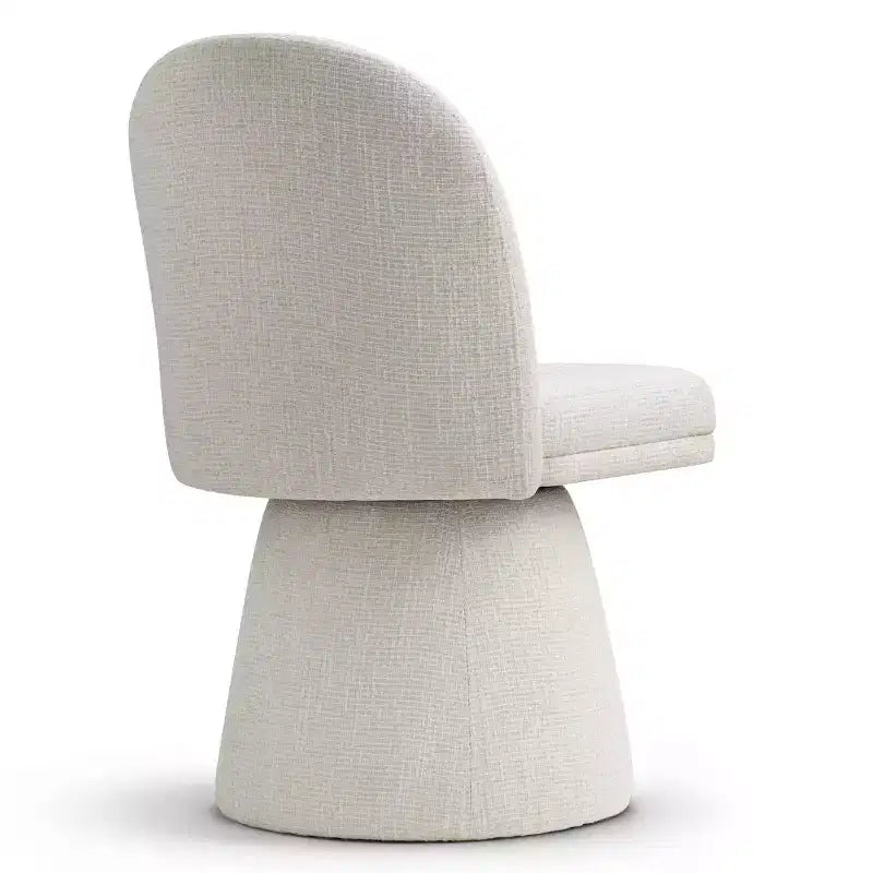 Set di 6 sedie da pranzo moderne senza braccioli girevoli a 360° con base a piedistallo, eleganti sedie d'accento per cucina, sala da pranzo o ufficio-Panipeachy