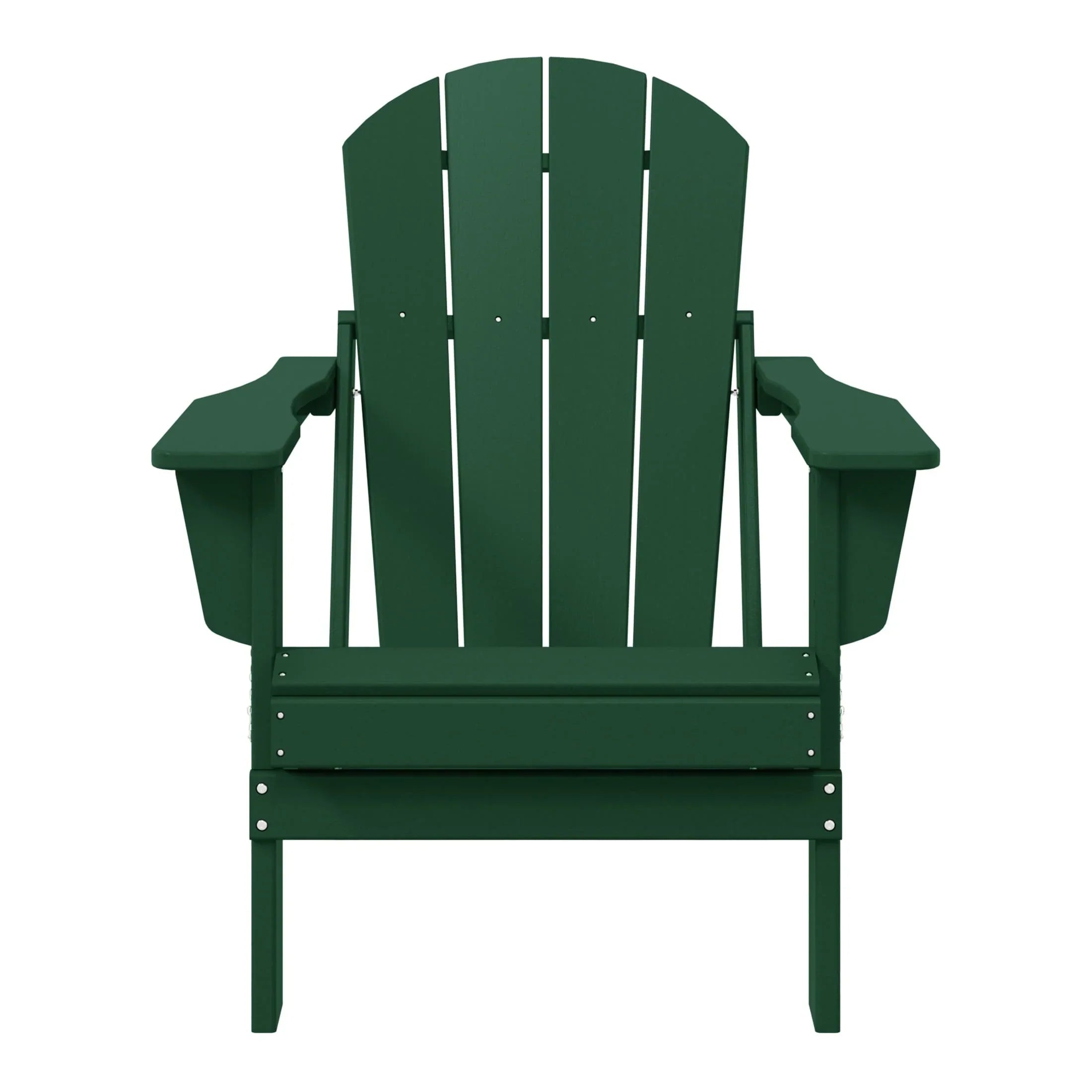 Polytrends Laguna Sedia Adirondack Pieghevole da Esterno per Patio Resistente allo Sbiadimento e alle Intemperie