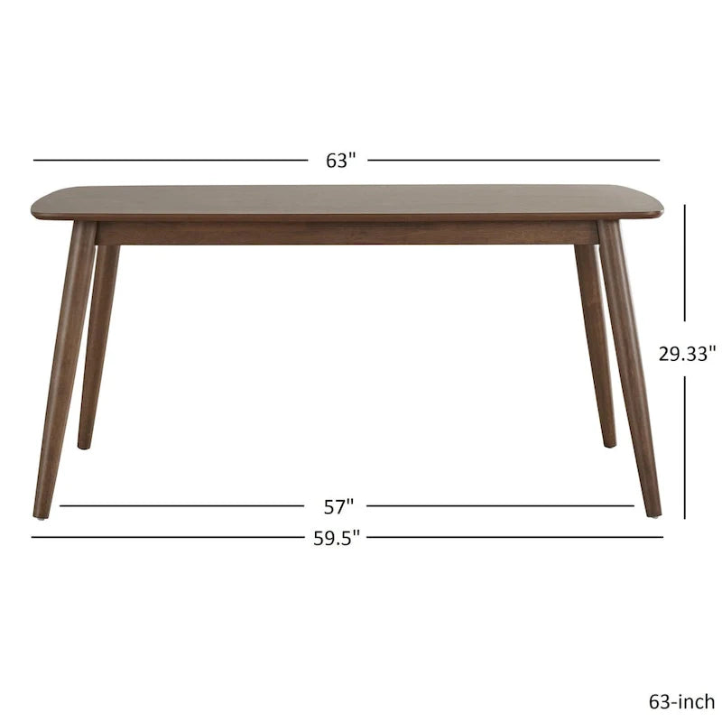Set da pranzo affusolato in rovere danese norvegese di iNSPIRE Q Modern