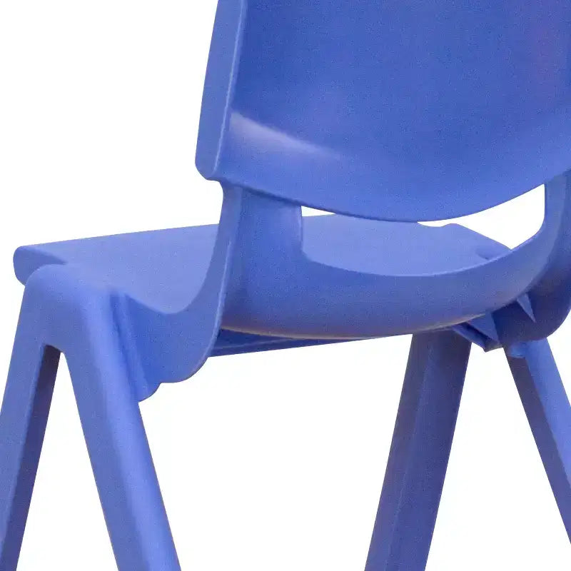 Set Tavolo Attività Rettangolare Regolabile in Altezza in Plastica Emma and Oliver 23.625"W x 47.25"L con 6 Sedie