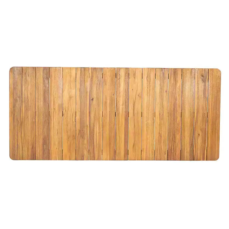 Christopher Knight Home Irene Set da pranzo da esterno rustico a 9 pezzi in legno di acacia con sedie con schienale curvo e cuscini
