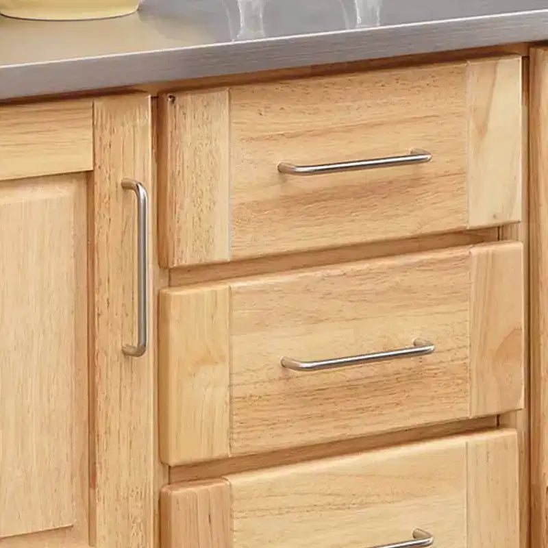 Carrello da Cucina/Isola con Piano in Acciaio Inox - Home Styles: Isola Rotante, Contenitore, Design Moderno