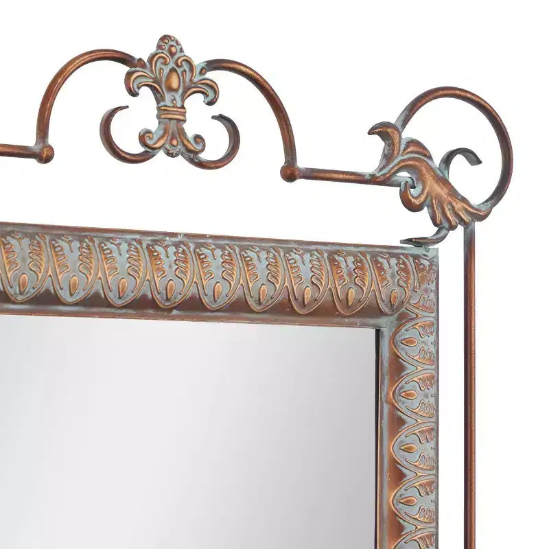 Set di 2 consolle tradizionali in ferro con specchio bronzato - Olivia & May: Mobili eleganti per l'ingresso, montaggio a parete