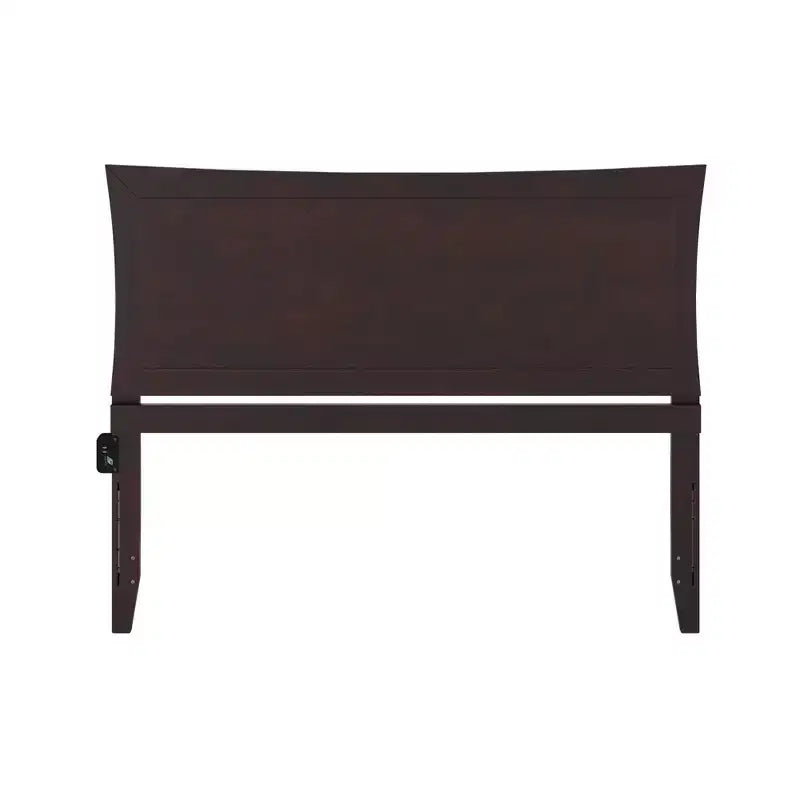 King Metro Headboard Espresso - AFI: Hardwood, USB Charger, Satin Finish, 80"x50"