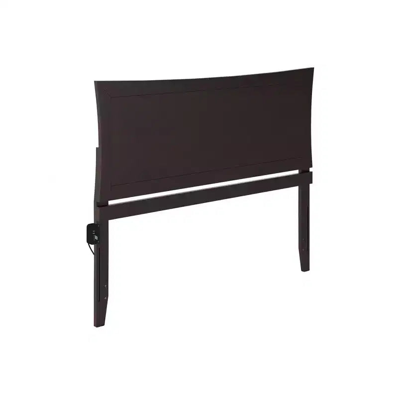 Testiera King Metro Espresso - AFI: Legno duro, caricatore USB, finitura satinata, 80"x50"