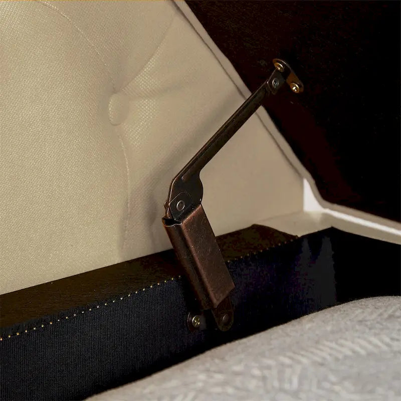 Panca contenitore per camera da letto, fondo letto, con braccioli arrotolati, in velluto, divano ottomana, panca lunga