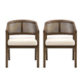 Christopher Knight Home - Sedia da pranzo imbottita in canna (Set di 2)