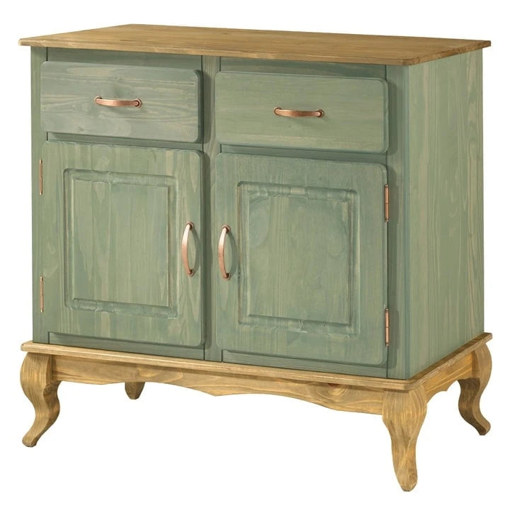 Credenza in legno verde