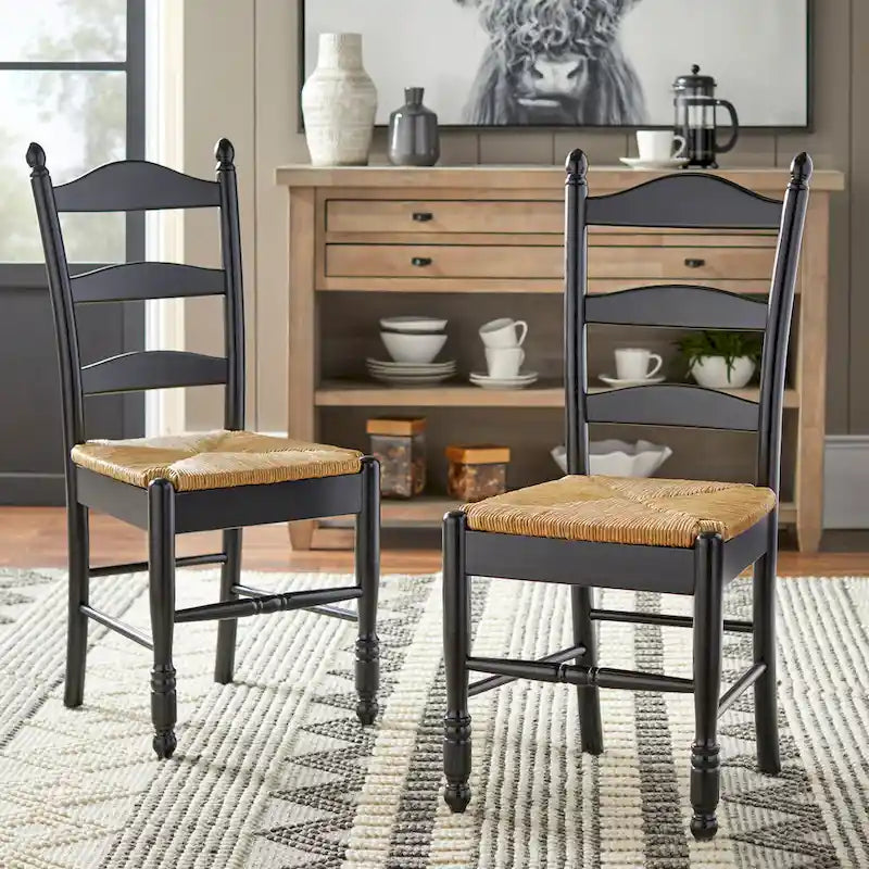 Sedia da pranzo Simple Living Jessie Ladder Back (set di 2)