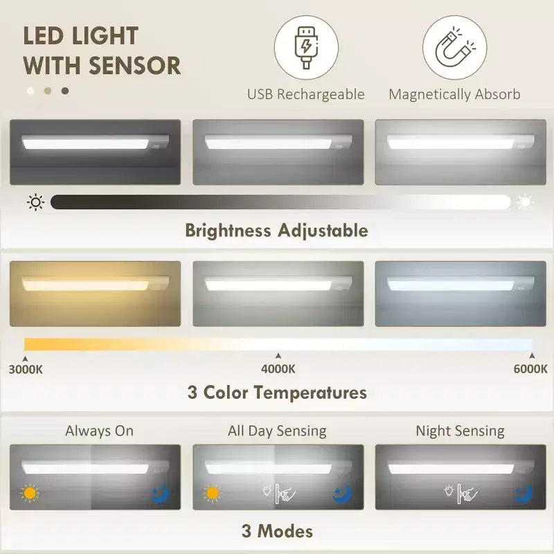 Mobile credenza da cucina da 71" con luci a LED, 6 ante con ripiani, un cassetto e 4 ripiani regolabili
