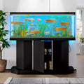 Mobile per acquario moderno in legno Logan di GDFStudio con presa di corrente e armadietto