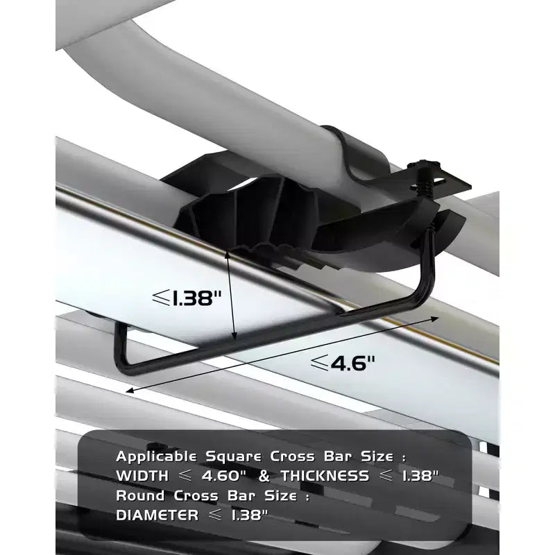 Cesto portabagagli da tetto per carichi pesanti Global, struttura in acciaio, capacità 90 kg, portabagagli grande per SUV, auto, camion