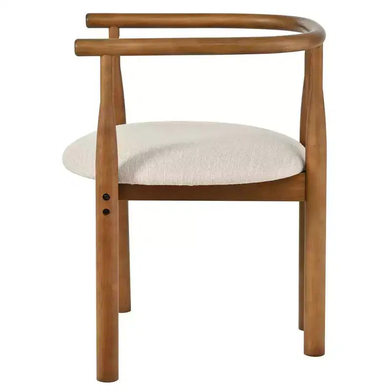 Set da pranzo ovale da 7 pezzi, set da pranzo per 6, set da tavolo da cucina grande da 71'' con 6 sedie da pranzo imbottite, noce - Christopher Knight Home