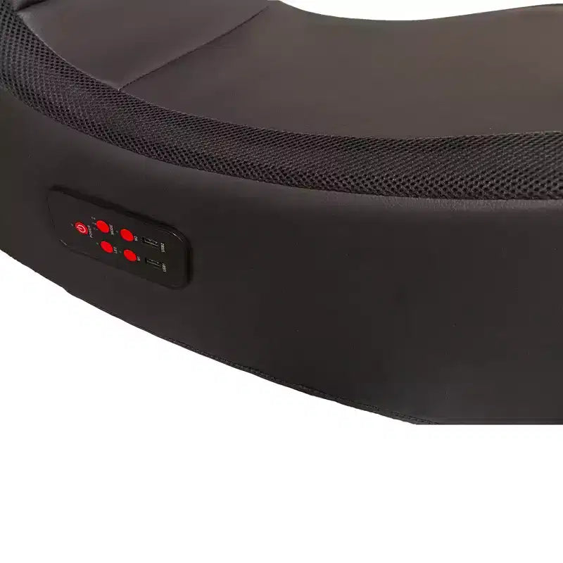GDFStudio Claudia Sedia da Gaming Pieghevole da Terra con Bluetooth e Massaggio a Vibrazione