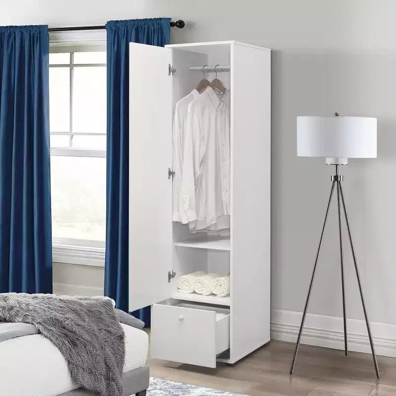 Kings Brand Furniture Armadio Corry, bianco
