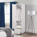 Kings Brand Furniture Armadio Corry, bianco