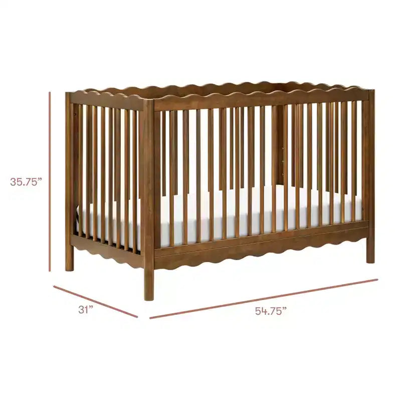 Babyletto Swell Culla Trasformabile 4-in-1 con Kit per la Conversione in Lettino per Bambini