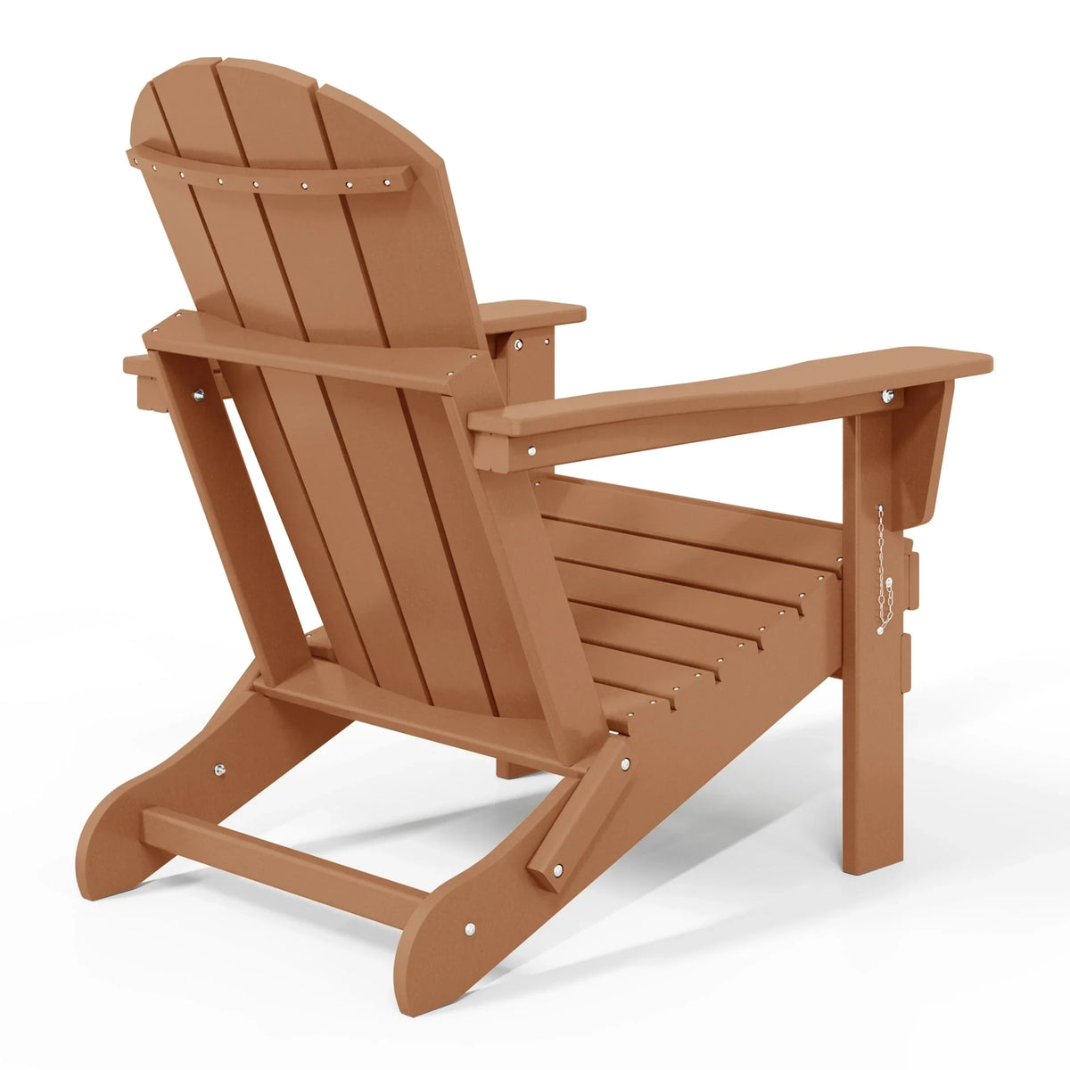 Polytrends Laguna Sedia Adirondack Pieghevole da Esterno per Patio Resistente allo Sbiadimento e alle Intemperie