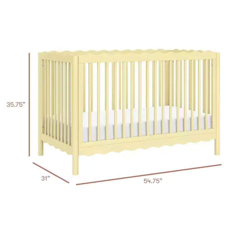 Babyletto Swell Culla Trasformabile 4-in-1 con Kit per la Conversione in Lettino per Bambini