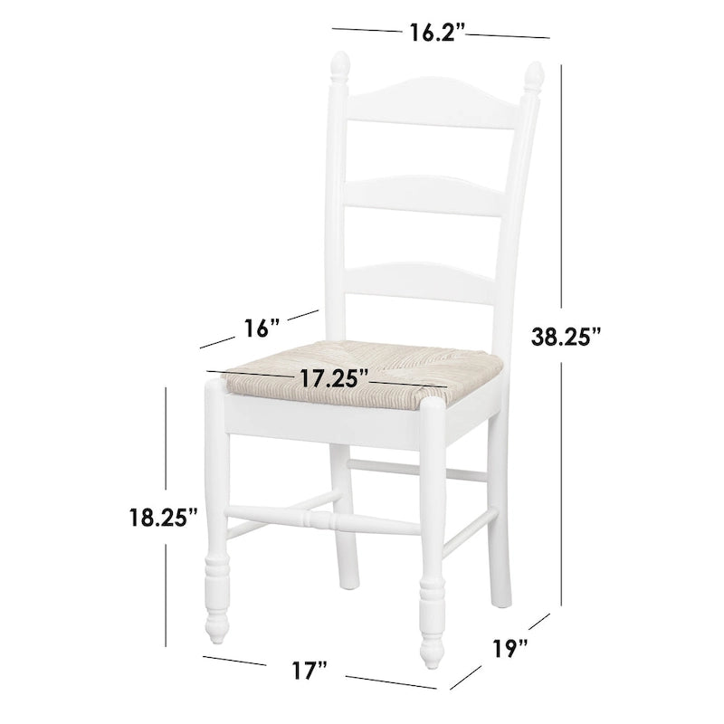 Sedia da pranzo Simple Living Jessie Ladder Back (set di 2)