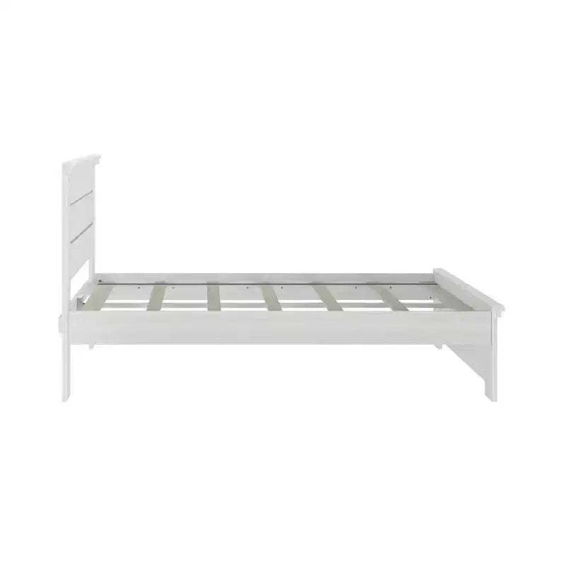 Telaio letto matrimoniale Plank+Beam Farmhouse con testiera, letto a piattaforma in legno massello
