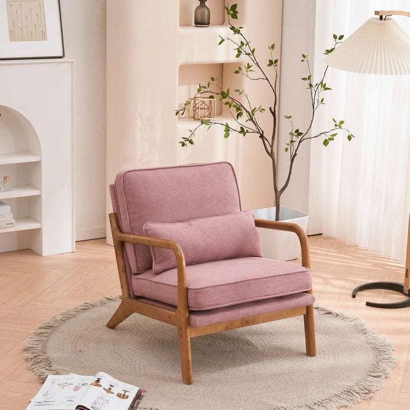 Poltrona imbottita Mid-Century Modern