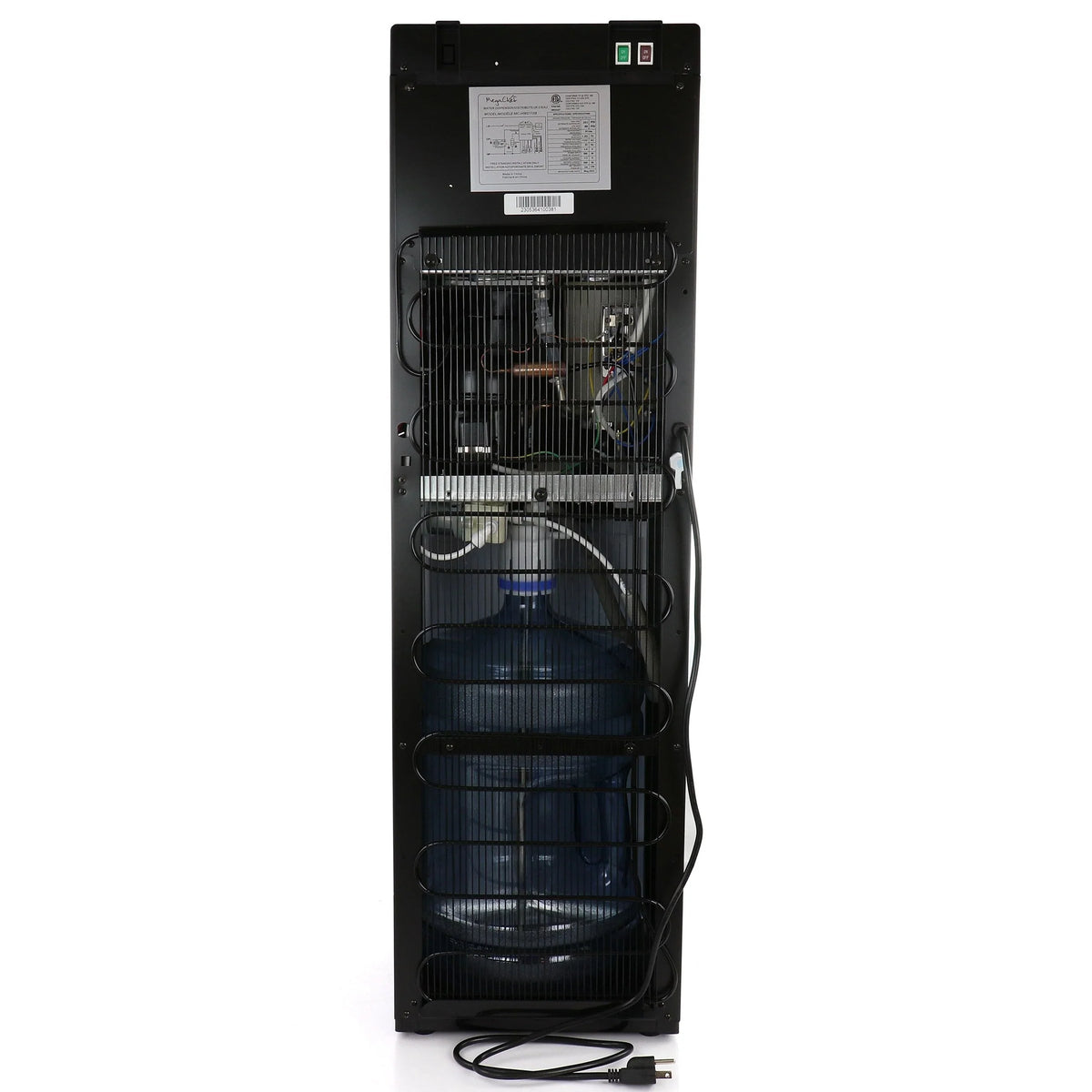Distributore d'acqua calda e fredda con carico inferiore MegaChef - 12x13.6x41