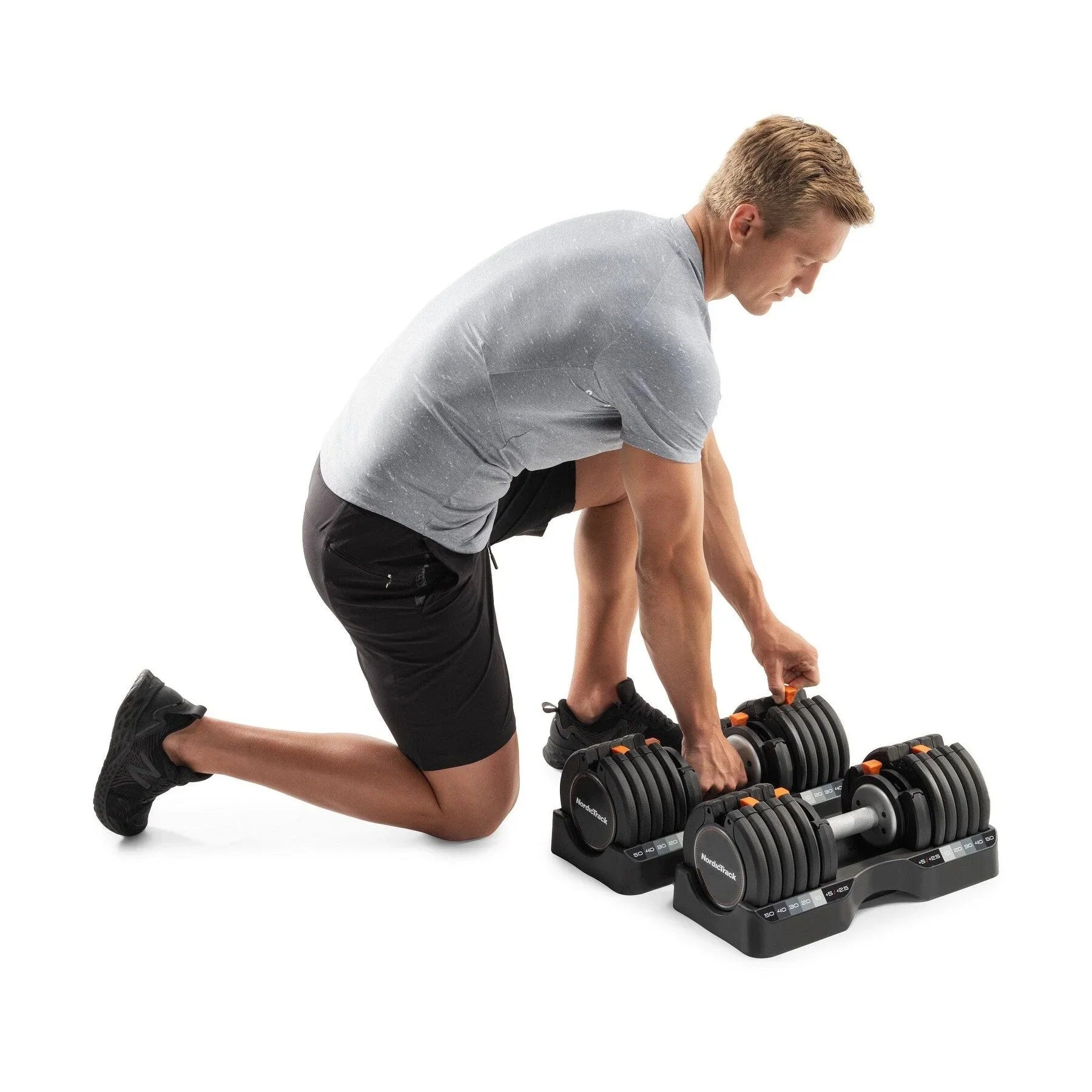 Set di manubri Select-a-Weight NordicTrack da 55 libbre