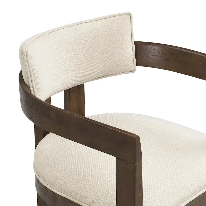 Sedia da pranzo moderna e sofisticata Conrad con braccioli di Christopher Knight Home