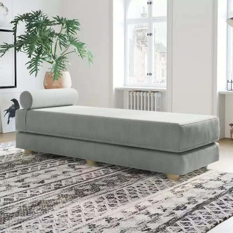 Lit de repos / Lit pliant grand format (Queen-Size) - Microvelours