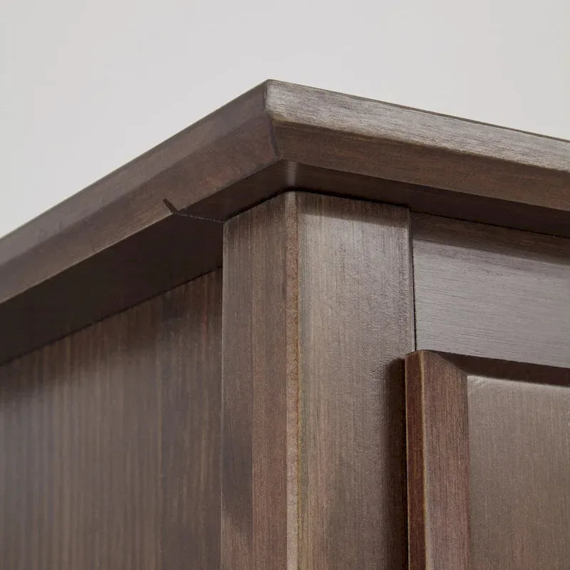 Armadio a 2 ante in legno massello - 41x72x22
