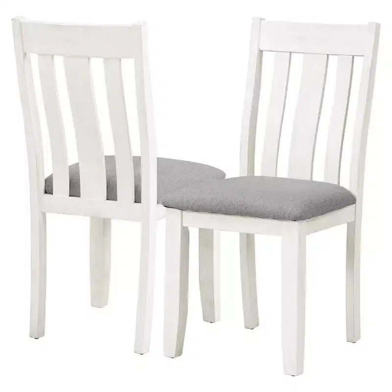 Set tavolo da pranzo allungabile da cascina per 6, tavolo rettangolare e 6 sedie imbottite