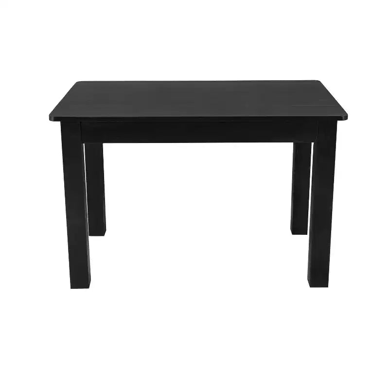 Flash Furniture Tavolo da Pranzo Rettangolare Rustico in Pino Massiccio 46 x 30