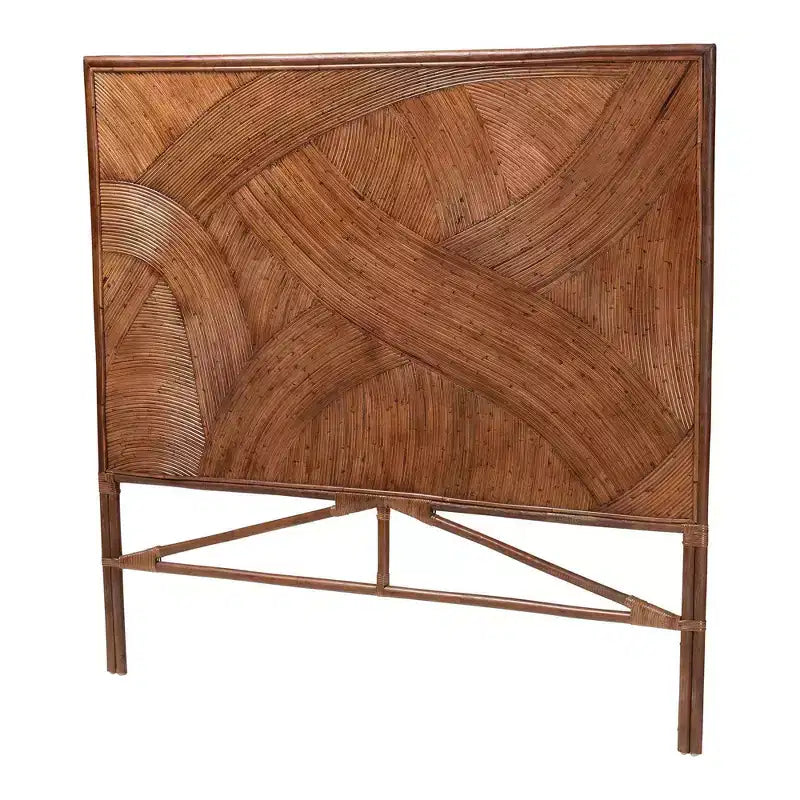 Testata Indipendente in Rattan Elettra di bali & pari King: Realizzata a Mano, Nessun Assemblaggio, Design Bohemien