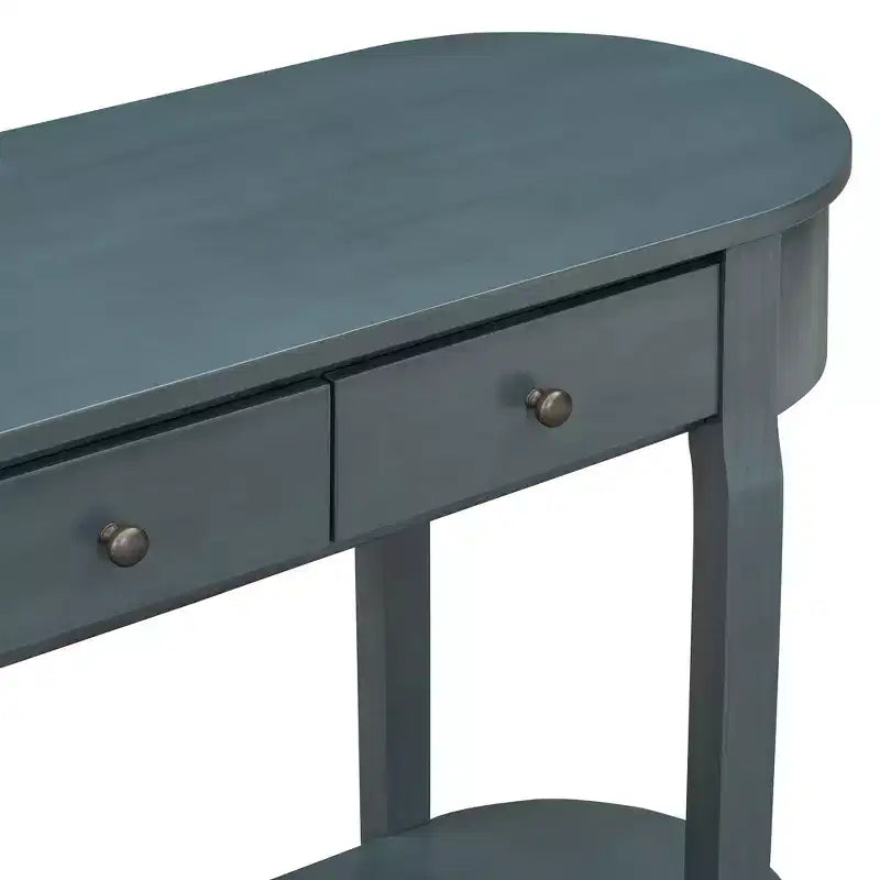 Tavolo Consolle Rustico Whisen Tavolo da Ingresso Tavolo Laterale con Frontale del Cassetto Scanalato