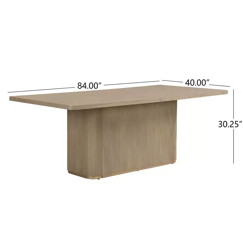 Christopher Knight Home Yodsak Set da Pranzo Moderno a 7 Pezzi in Legno e Metallo con Sedie Girevoli a 180