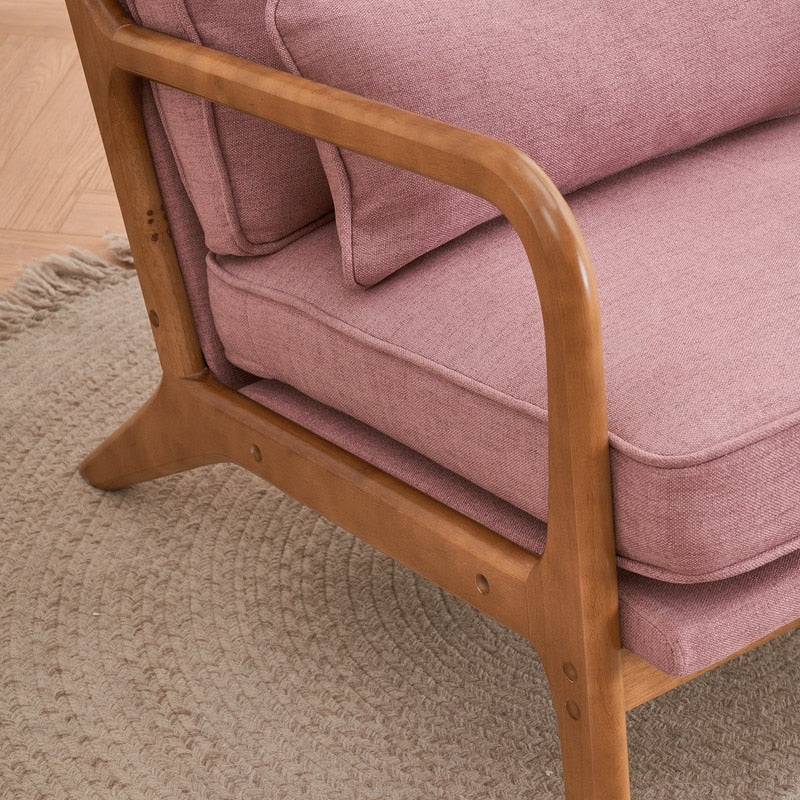 Poltrona imbottita Mid-Century Modern