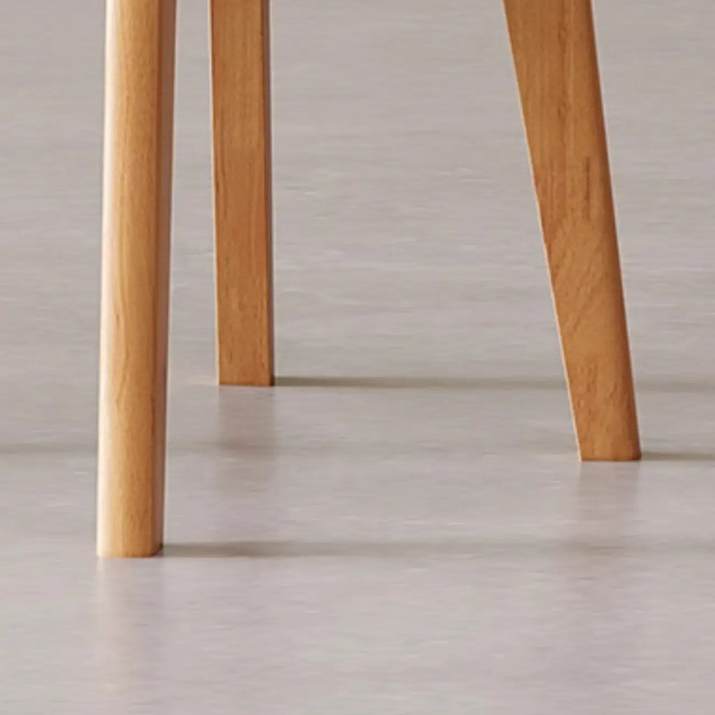 Sedia da pranzo moderna senza braccioli con schienale ad ala in similpelle