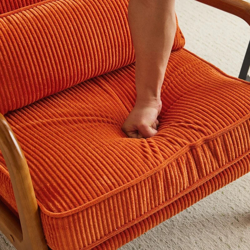 Poltrona imbottita Mid-Century Modern