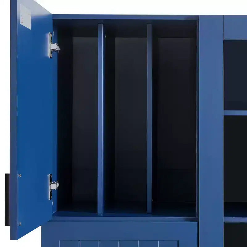 Dispensa da Cucina Autoportante Whisen 71''H, Grande Armadio Contenitore per Sala da Pranzo con 6 Ante, Ripiani Regolabili