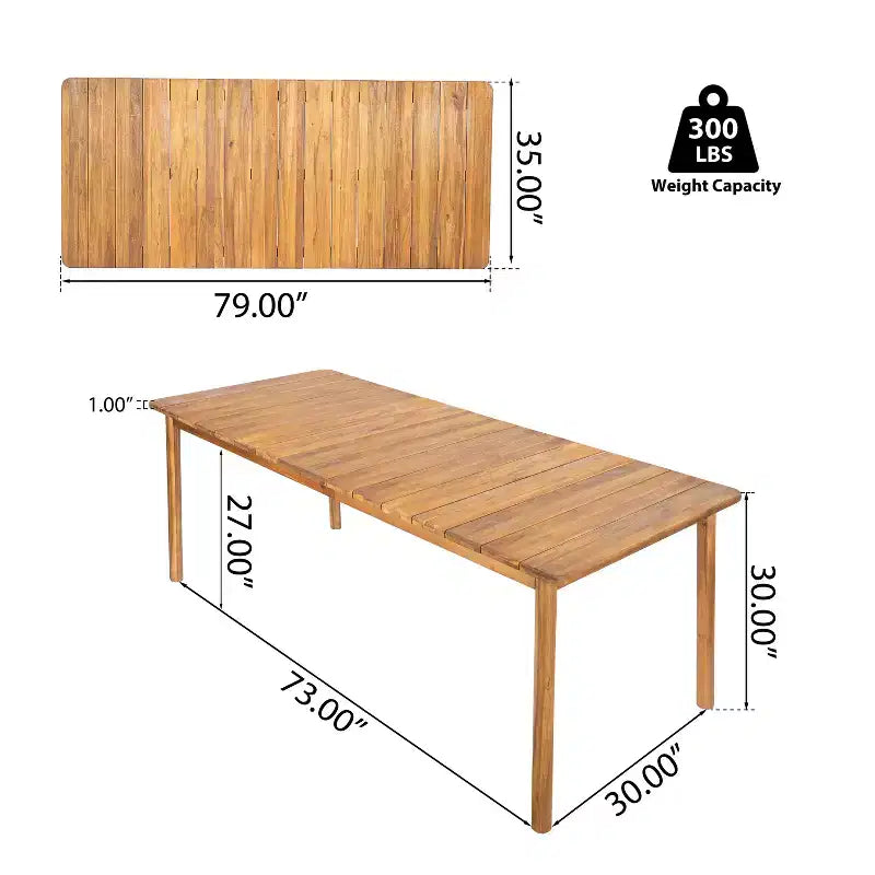 Christopher Knight Home Irene Set da pranzo da esterno rustico a 9 pezzi in legno di acacia con sedie con schienale curvo e cuscini