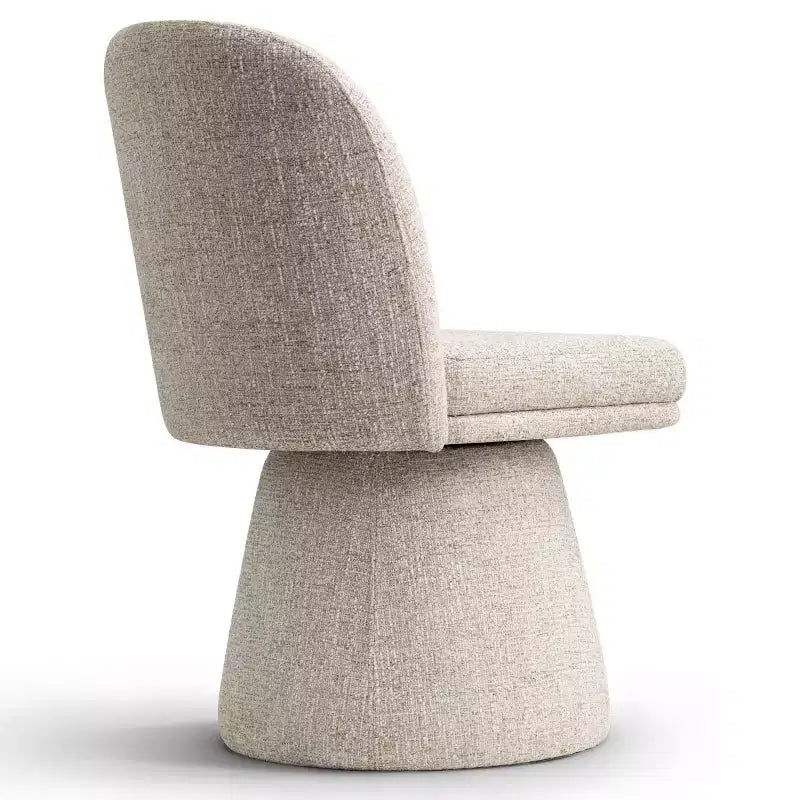 Set di 6 sedie da pranzo moderne senza braccioli girevoli a 360° con base a piedistallo, eleganti sedie d'accento per cucina, sala da pranzo o ufficio-Panipeachy