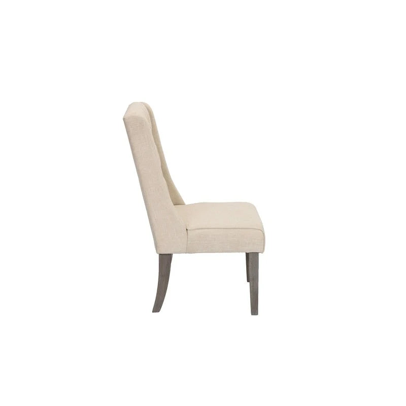 Set da pranzo allungabile Best Quality Furniture da 9 pezzi, in stile rustico grigio